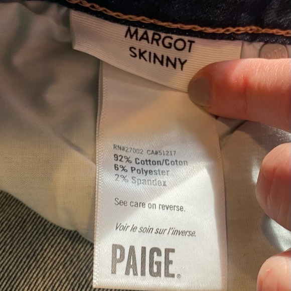 Paige Skinny Margo Jeans Size: 30 in Belmorre - Picture 8 of 14